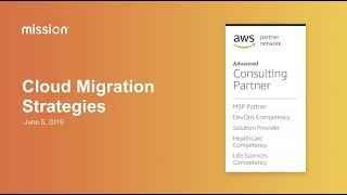 Webinar - Cloud Migration Strategies