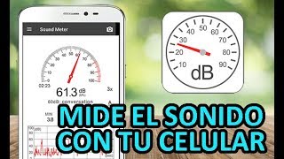 ★ COMO MEDIR EL SONIDO CON TU CELULAR | CONVIERTE TU ANDROID EN UN SONOMETRO - 2020