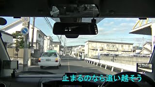 車載動画　後方確認せずに右折【2017年11月12日】MH44S スズキ ワゴンR・スティングレー X