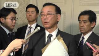 【選挙制度に関する大島理森議長との会談後】 谷垣 禎一 幹事長（2016.4.6）