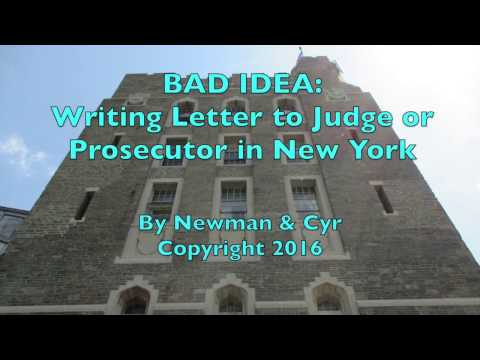 Is it a Bad Idea to Write a Letter to the DA or Judge? Is it a Bad Idea to Write a Letter to the DA or Judge?