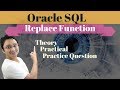 Tutorial#50 How to replace String/Column Value  using Replace Function in Oracle SQL Database