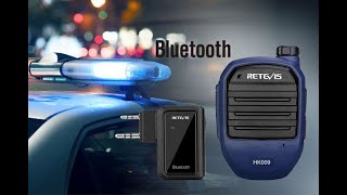 Retevis HK009 Wireless Bluetooth Speaker Mic for Two-way Radio