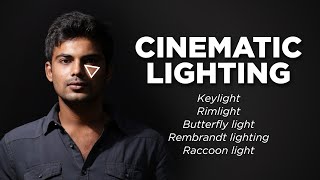 CINEMATIC LIGHTING TECNIQUES | KEYLIGHT | RIM LIGHT | REMBARANDT LIGHT | LIGHTING TAMIL | TAMIL