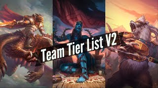 Age of Magic - Team Tier List V2!