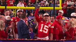 Chiefs Super Bowl LVIII Trophy Ceremony
