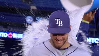 TB@TOR: Kiermaier discusses 6-3 win, gets drenched