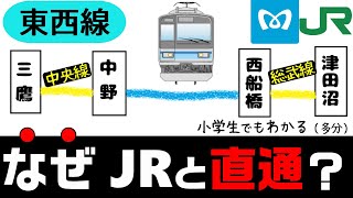 【東西線】なぜJR中央総武緩行線と相互直通運転をやるのか？