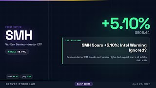 Why is SMH up 5.1% today, QQQ, SOXX?
