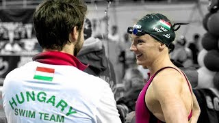 Katinka Hosszu Teams with Husband Tusup for Success: Gold Medal Minute Presented Swimoutlet.com