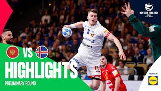 Bjoggi saves the day! | Montenegro vs Iceland | Highlights | Men's EHF EURO 2024