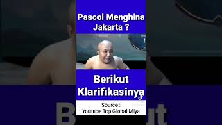 Detik² Pascol Menghina Jakarta Di live Tapi Langsung Klarifikasi