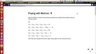 Scientific Programming Using Python : 027 : Array/Matrix Operations Part-1