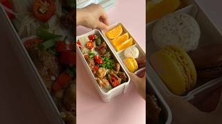 Pack my lunch with me #asmr #food #bento #cooking #satisfying #lunch #lunchbox #asmrfood