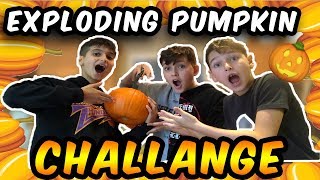 *EXPLODING* Pumpkin Challenge | Crazy EXPLOSION