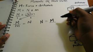 10 Transposition of Moment = Force x Distance