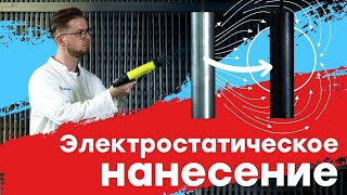 Методы нанесения ЛКМ. Электростатическое нанесение. Methods of application of the liquid paint.