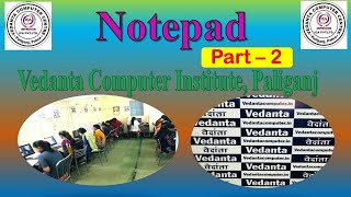 Notepad Part - 2 (File and Edit Menu)