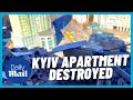 Ukraine: Kyiv high-rise apartment completely destroyed by Russian shelling