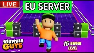 (EU SERVER) STUMBLE GUYS LIVE | UNLIMITED BLOCK DASH #unlimitedblockdash#stumbleguyslive