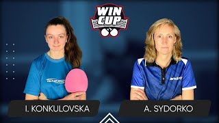 19:15 Iryna Konkulovska - Anzhela Sydorko 15.02.2025 WINCUP Women Master. TABLE 2