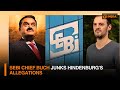 SEBI chief Buch junks Hindenburg's allegations | DD India