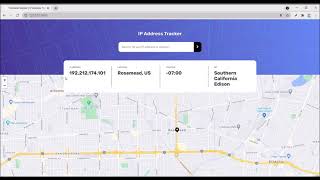 IPAddressTracker- Frontend Mentor Challenge Solution