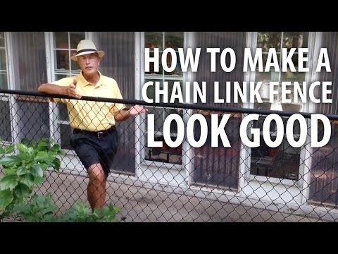 How to Make Chain Link Fence Look Good How to Make Chain Link Fence Look Good