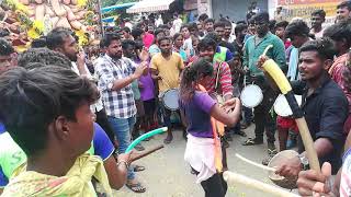 Girls dance in India,TamilNadu,Hosur பெண்களின் மிரட்டல் குத்தாட்டம் தாரை தப்பட்டை குழு