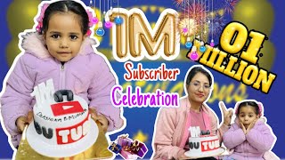 Darshika Celebrating 🥳 1 million Subscribers||Aaj Darshika Bahut Khush hai ❤️❤️❤️❤️❤️||