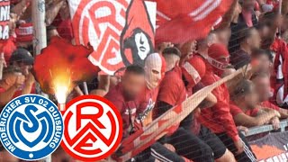 RWE ULTRAS PYRO🔥SHOW at HEATED REVIERDERBY MSV DUISBURG - ROT WEISS ESSEN 💣 FOOTBALL HOOLIGANS