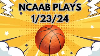 College Basketball Picks & Predictions Today 1/23/24
