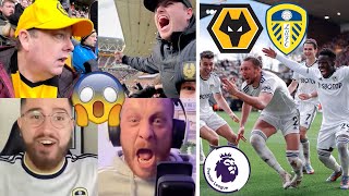 GOAL REACTIONS!😱 Wolves 2-4 Leeds United | Premier League 2022/23