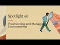 PeopleSoft Spotlight Series: Provisioning and Managing Environments