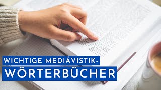 Welche Wörterbücher brauche ich im Germanistik-Studium?