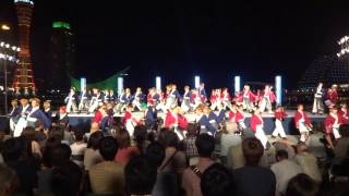 【公式】京炎そでふれ！咲産華　8/6神戸YOSAKOI祭り＠高浜岸壁　前夜祭