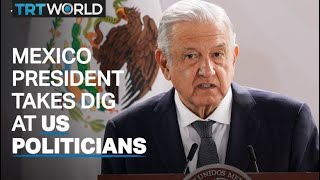 Mexico leader urges Latinos to vote carefully in US midterm elections