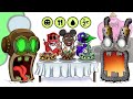 Wubbox Food Challenge | Mini Crewmate and Garten of Banban vs Wubbox Monsters | Among Us Animation