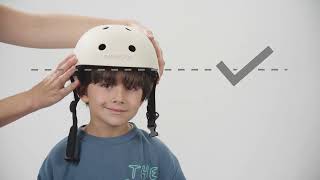 How to fit a BANWOOD KIDS HELMET