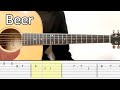 Itchyworms - Beer (Easy Guitar Tabs Tutorial)