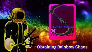 Death Ball : Obtaining Dual Wield Rainbow Chaos In First Try!!!