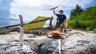SURVIVAL Challenge  - Bow n Arrow STINGRAY Catch and Cook