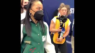 Fit check! 💯 Dawn Staley takes the court at the National Championship 🤩 | #shorts