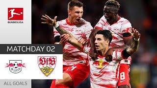 Szoboszlai Shines with a Brace! | RB Leipzig - VfB Stuttgart 4-0 | All Goals | Matchday 2 – 2021/22