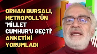 Orhan Bursalı, Metropoll'ün 'Millet Cumhur'u geçti' anketini yorumladı