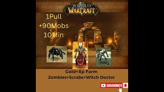 Zul'Farrak (ZF) With Mage LVL +42 Gold Farm Zombies+Scrabs+Witch Doctor Boss For FRESH Classic