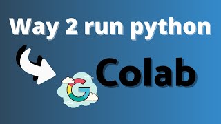 EASY way to run python | Google Colab | Tamil | #Shorts