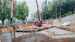 Baudokumentation | Bodenplatte Versorgungstrakt | Luisenhöhe Gesundheitsresort Schwarzwald