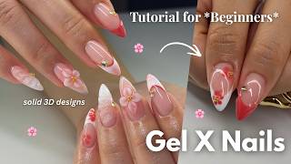 Watch me do a FULL gel x set tutorial ⋆.𐙚 ̊ amazon products | step-by-step