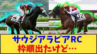 【競馬】「サウジアラビアRC 枠順出たけど…」に対する反応【反応集】